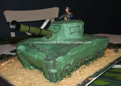 Army Tank Cake