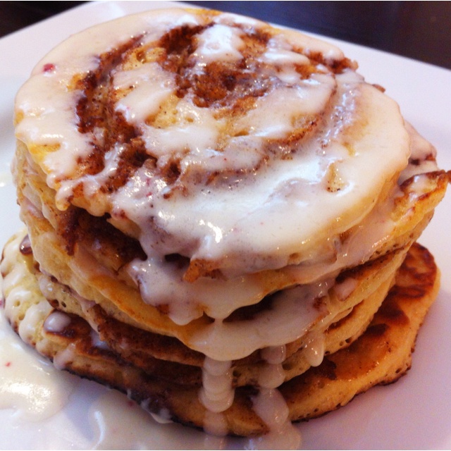 Cinnamon Roll Pancakes Recipe