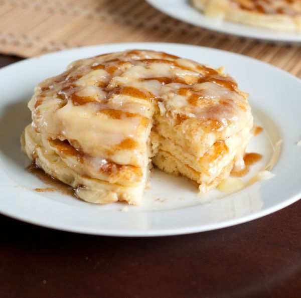 Cinnamon Roll Pancakes