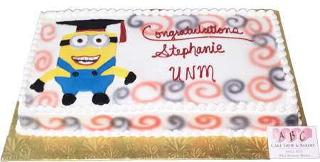 Graduation Sheet Cake Congratulations