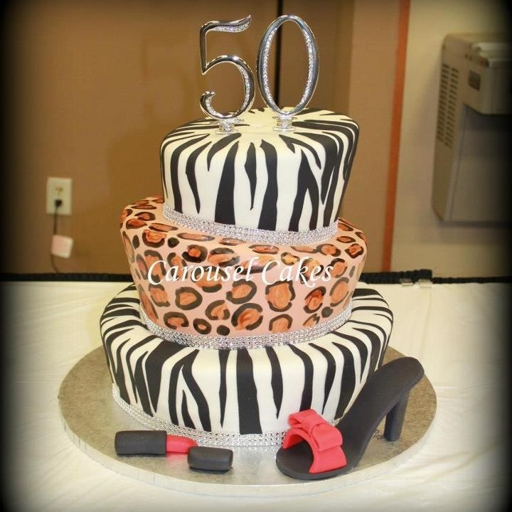 8 Photos of Lipstick And Shoes With Cheetah Print Cakes