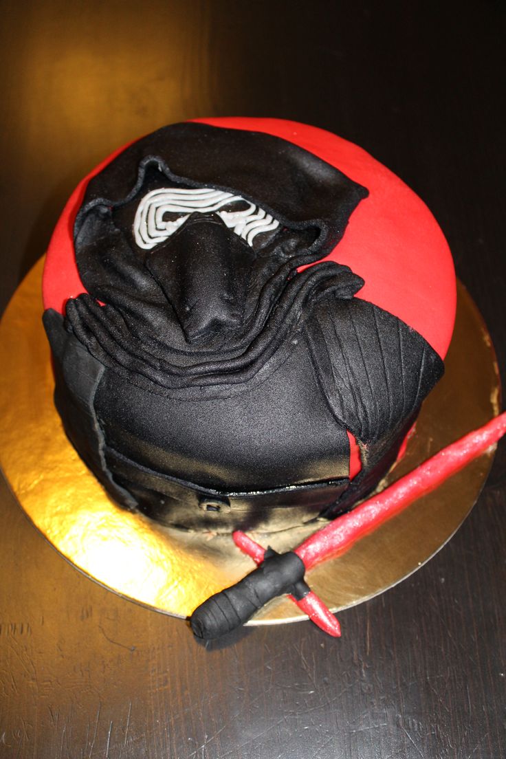 Kylo Ren Birthday Cake