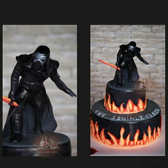 Kylo Ren Star Wars Birthday Cake