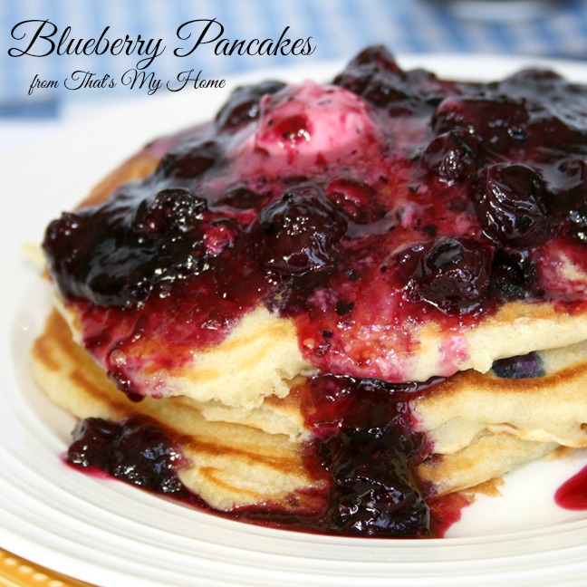 Lemon Blueberry Pancakes | Just 215