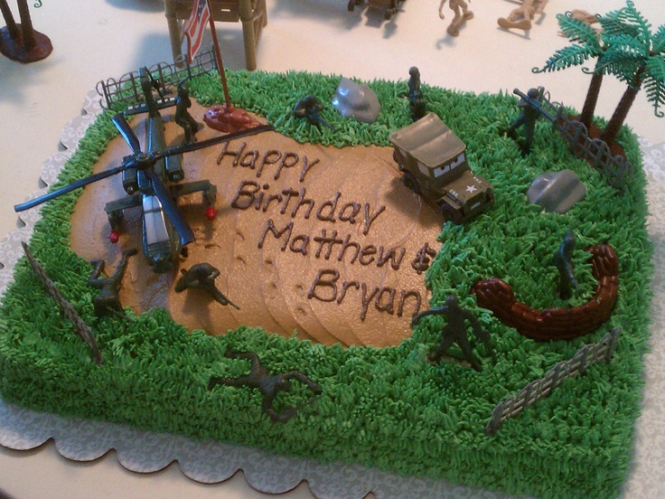 Military Birthday Cake