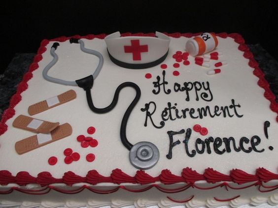 Nurse Retirement Cake