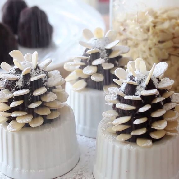 Pine Cone Chocolate Cake