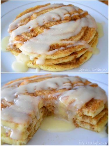 Pinterest Cinnamon Roll Pancakes Recipe