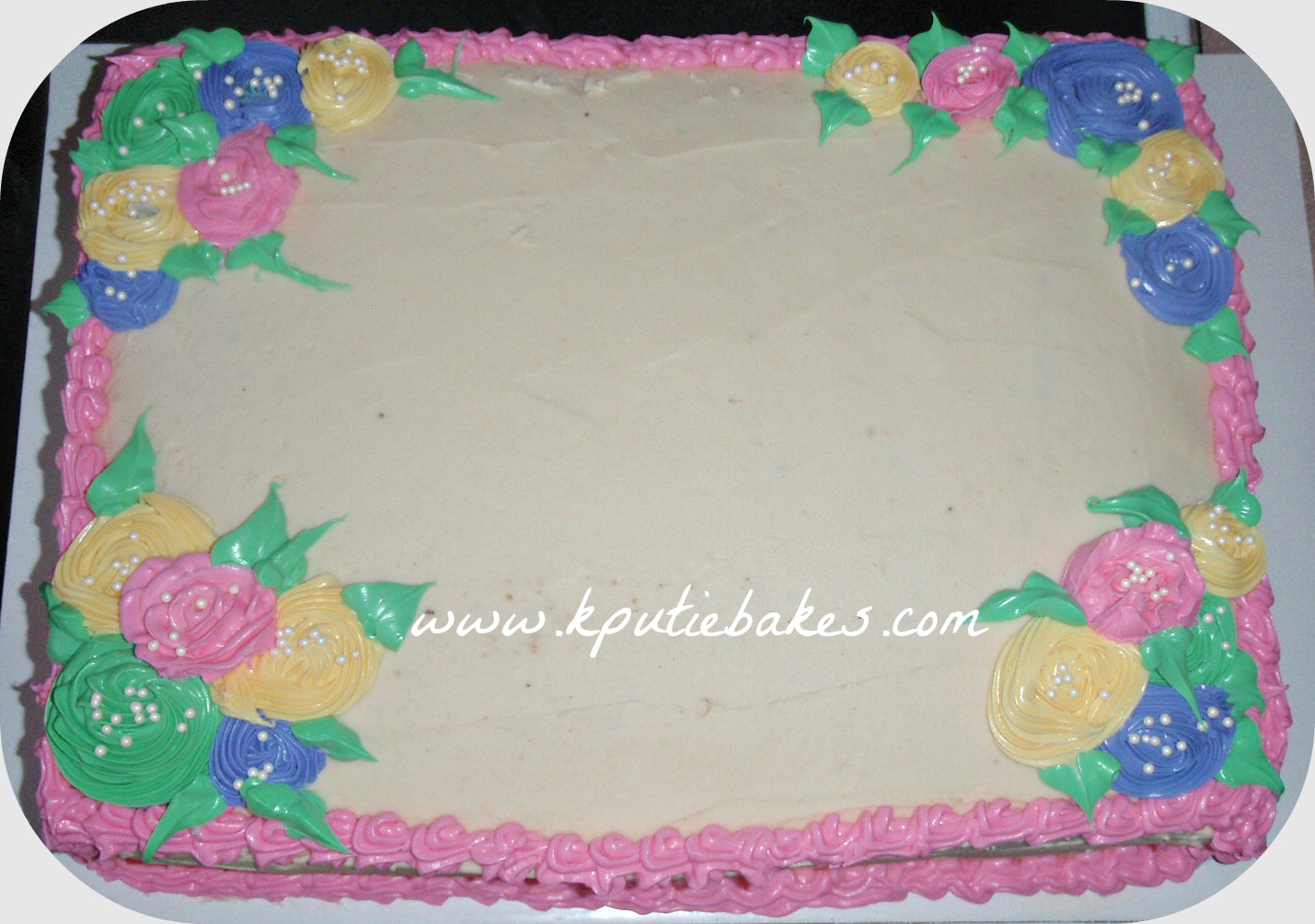 Pretty Sheet Cakes Buttercream