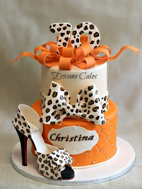 Shoe Birthday Cake