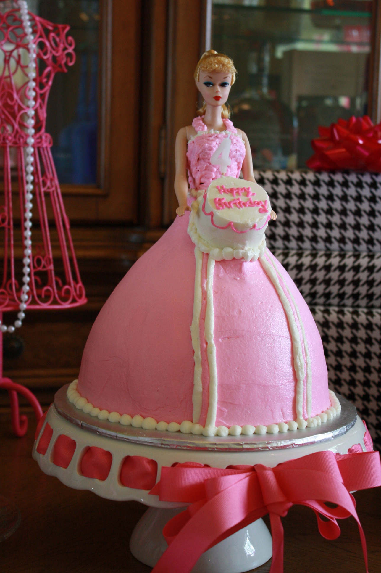 Vintage Barbie Birthday Cake