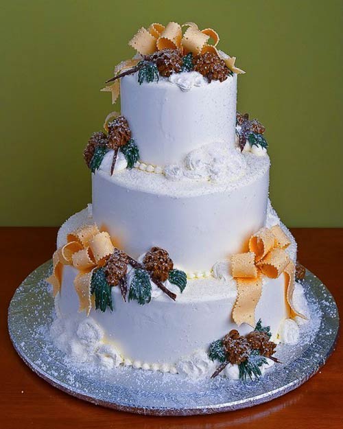 Winter Wedding Cake