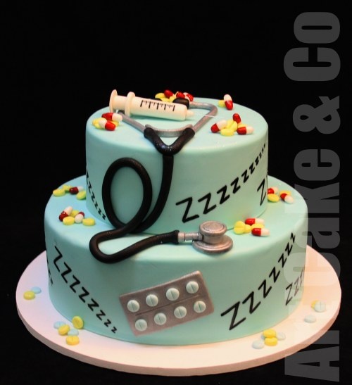 9 Nurse Birthday Cakes For Kim Photo Anesthesiologist Cake Nurse