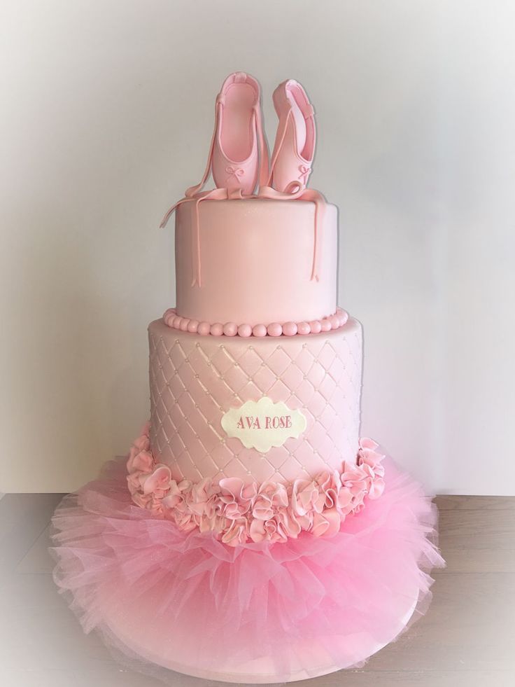 Ballerina Birthday Cake