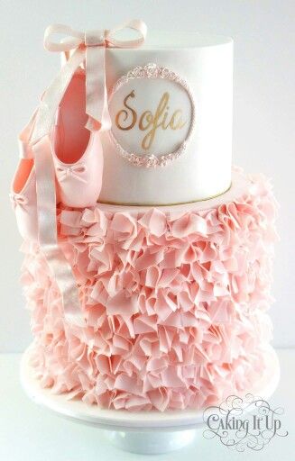 Ballerina Birthday Party Cake