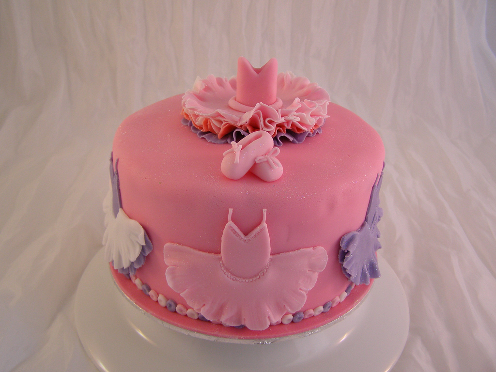 Ballet Dance Birthday Cake