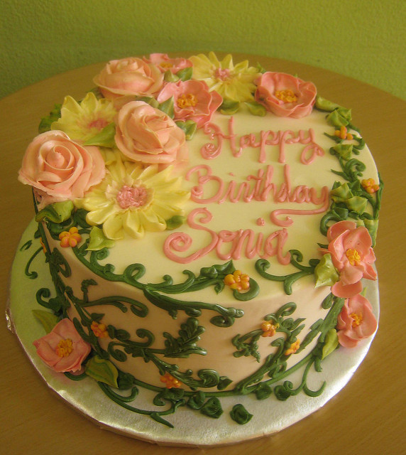 Buttercream Flower Cake