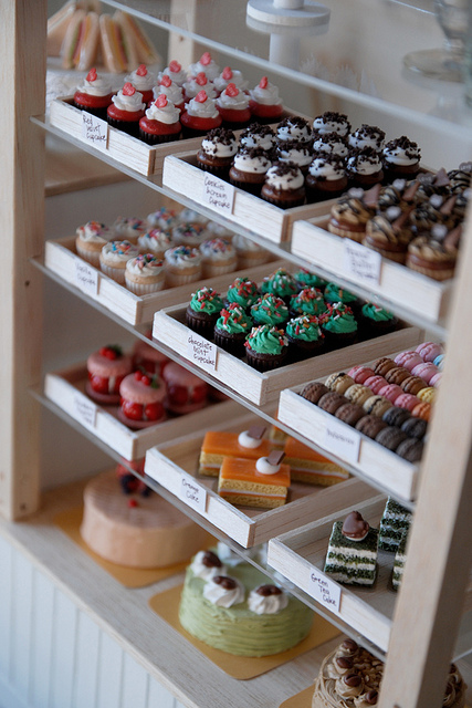 Cupcake Bakery Display Ideas