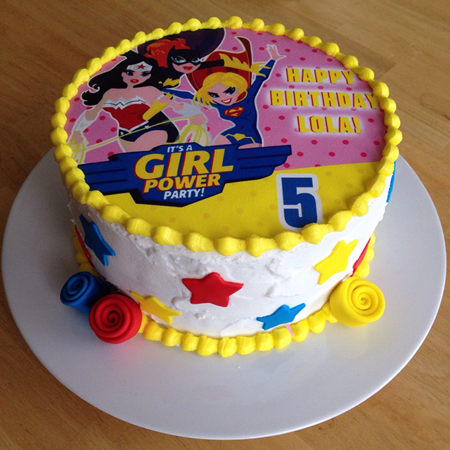 DC Super Hero Girls Cake Topper