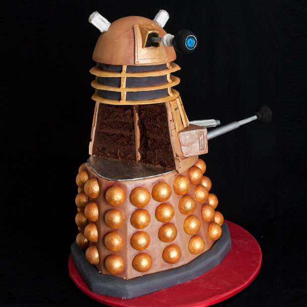 Doctor Who Dalek Birthday Cake