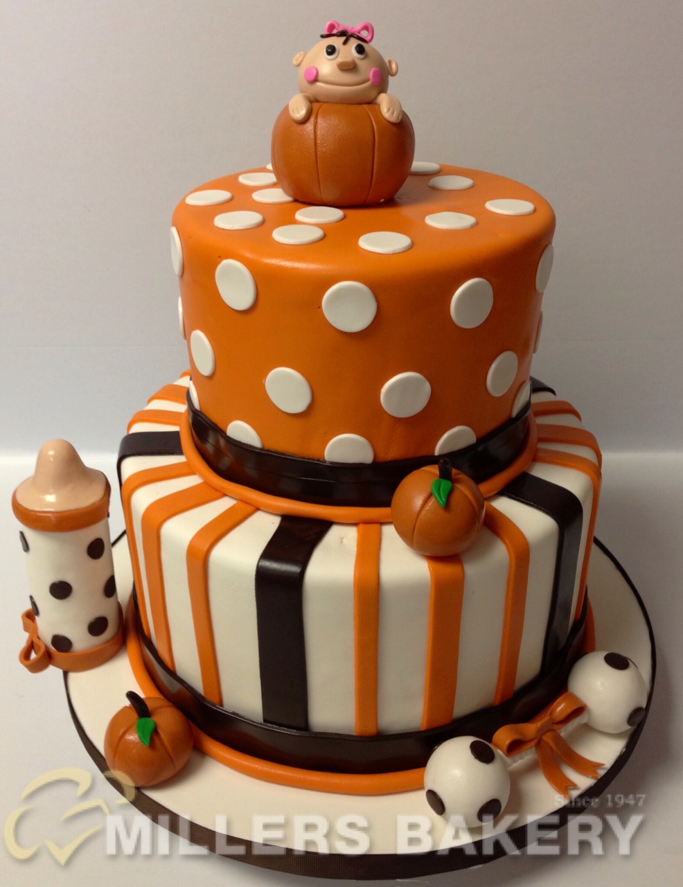 Fall Baby Shower Cake