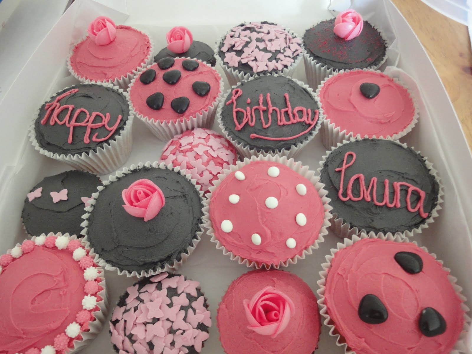 Happy Birthday Cupcake Laura