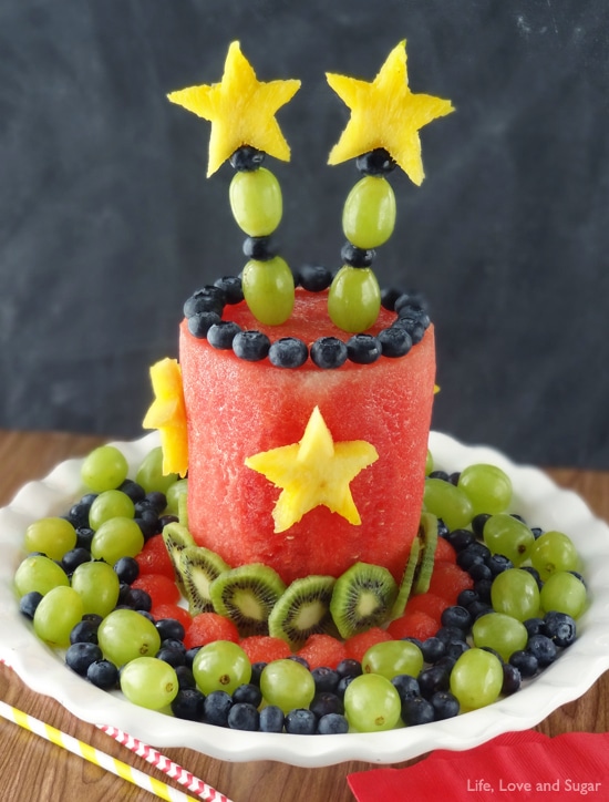 How to Make Birthday Cake Made Out of Fruit