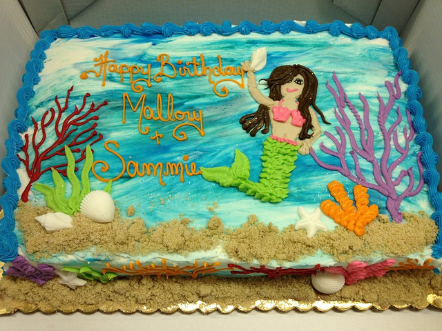 Mermaid Sheet Cake