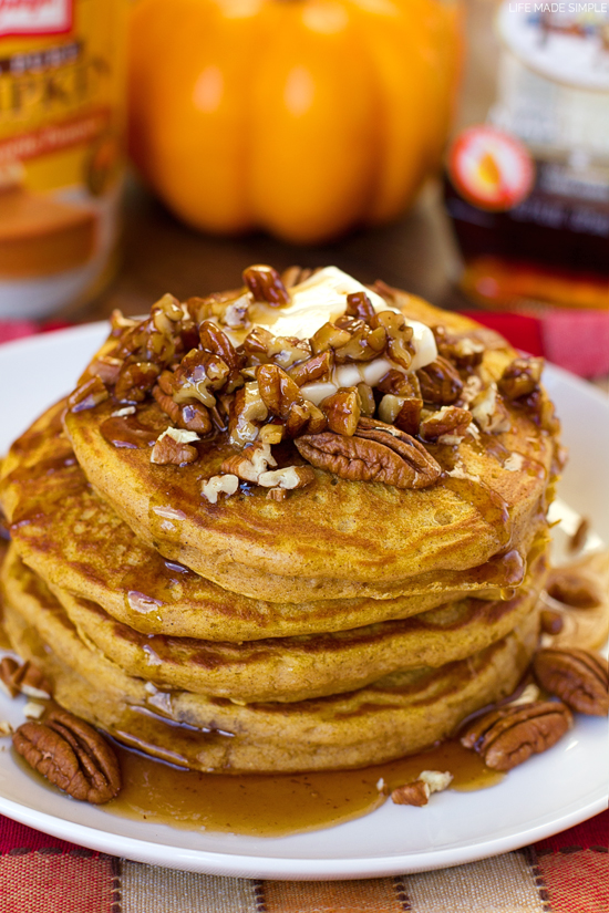 Pancakes with Maple Syrup