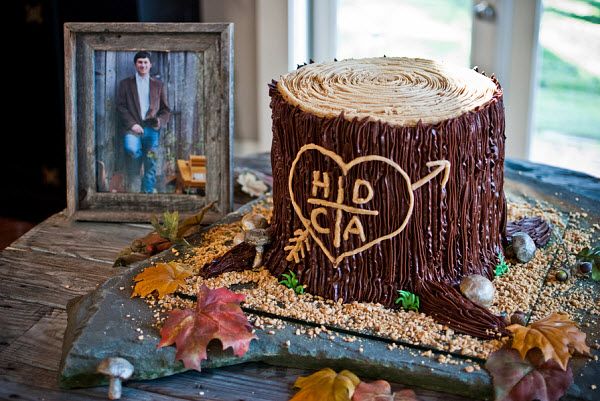 Rustic Wedding Groom Cake