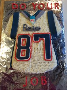 Tom Brady Birthday Cake