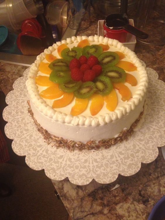 Tres Leches Cake with Fruit