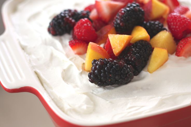 Tres Leches Cake with Fruit