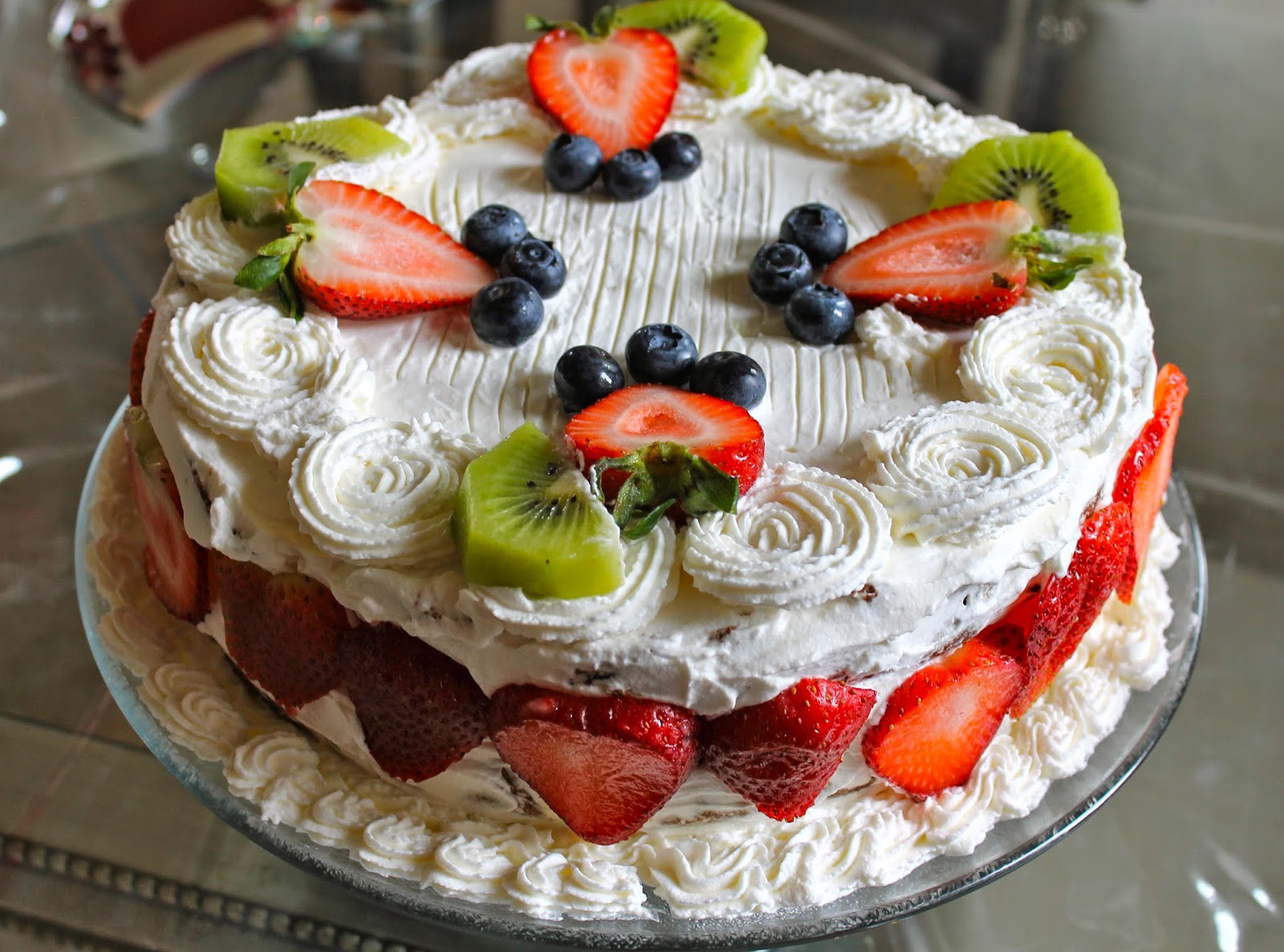 Tres Leches Cake with Fruit