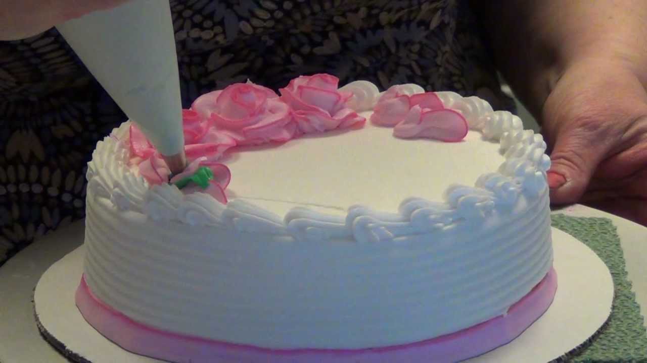 YouTube Cake Decorating Roses