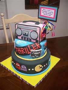 80s Birthday Cake Ideas