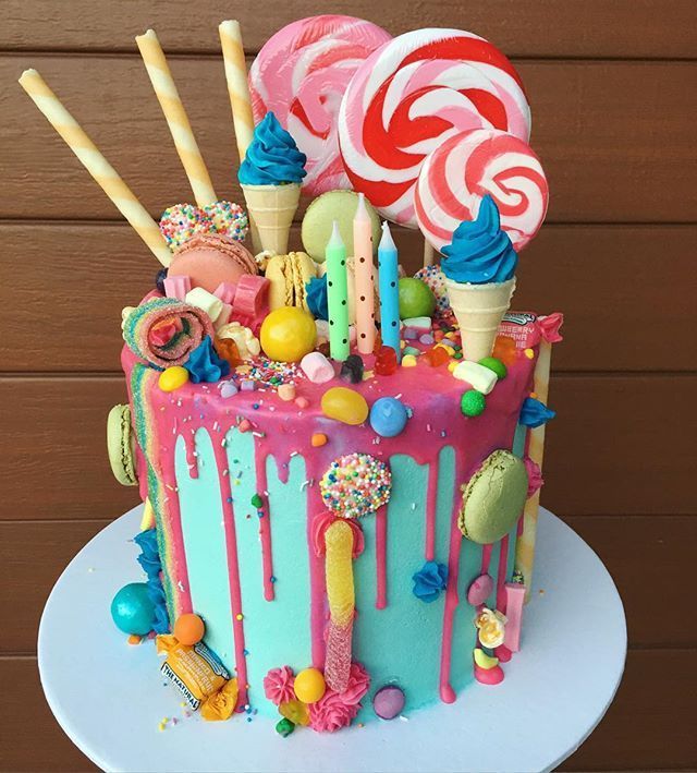 Candy Birthday Cake Ideas