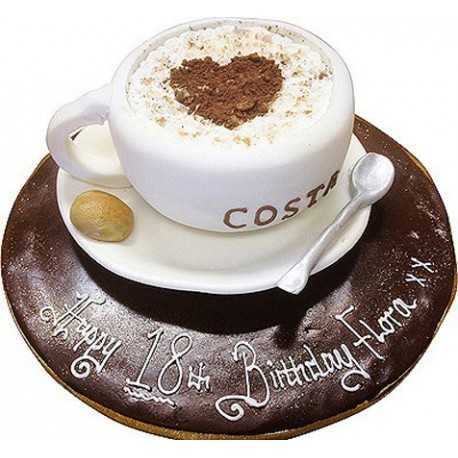 Coffee Birthday Cake