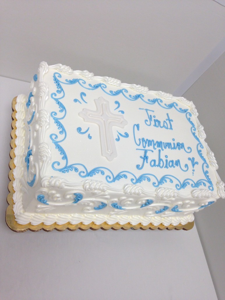 Communion Baptism Sheet Cake