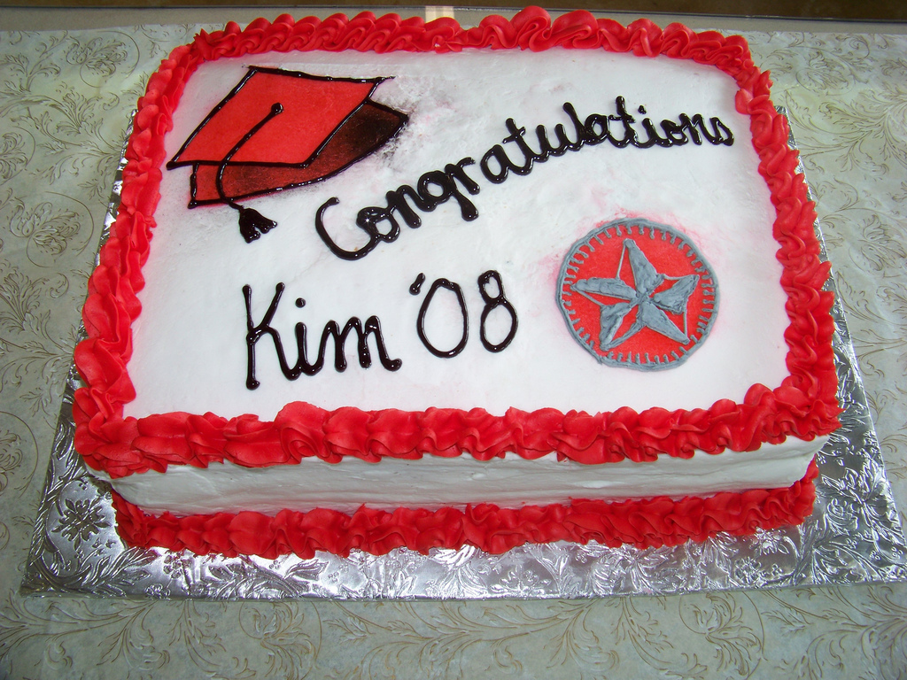 Congratulations Sheet Cake