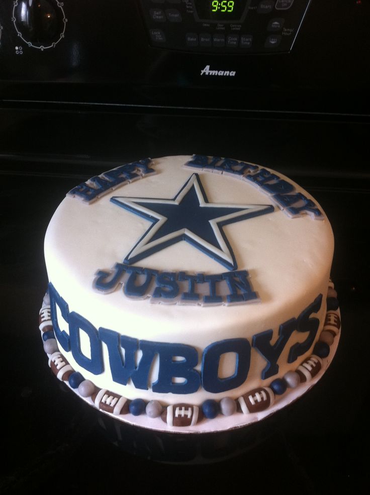 dallas cowboys jersey cake