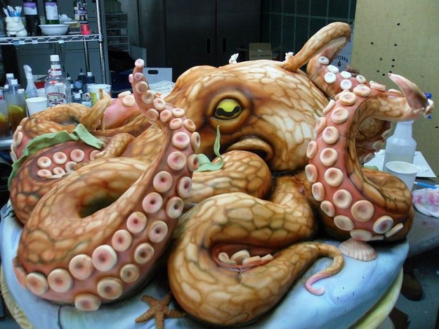 Giant Octopus Cake