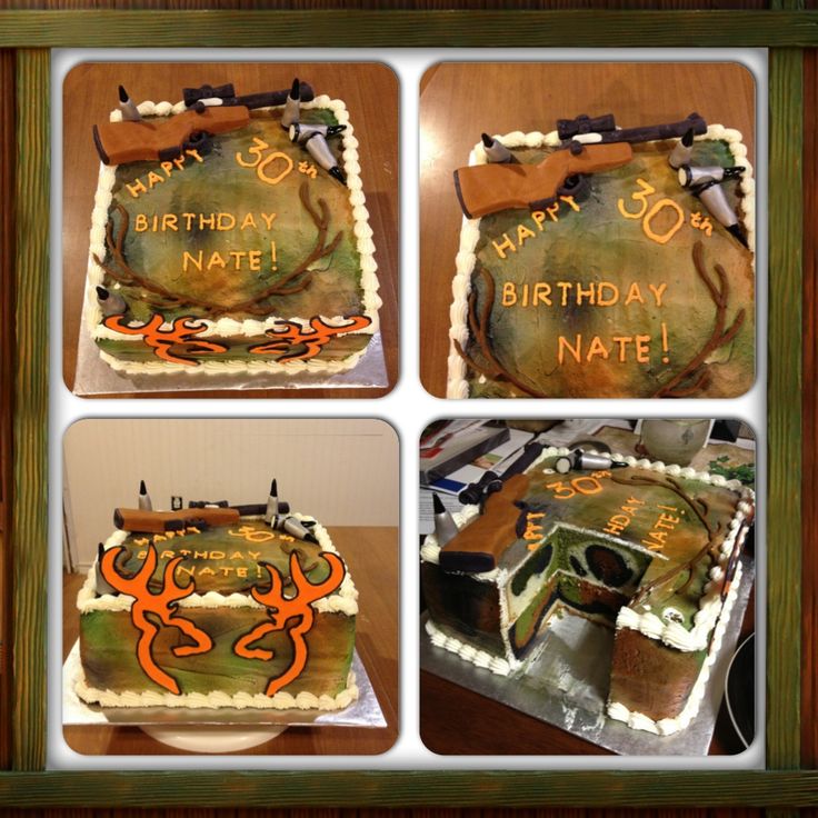 Hunting Birthday Cake Ideas