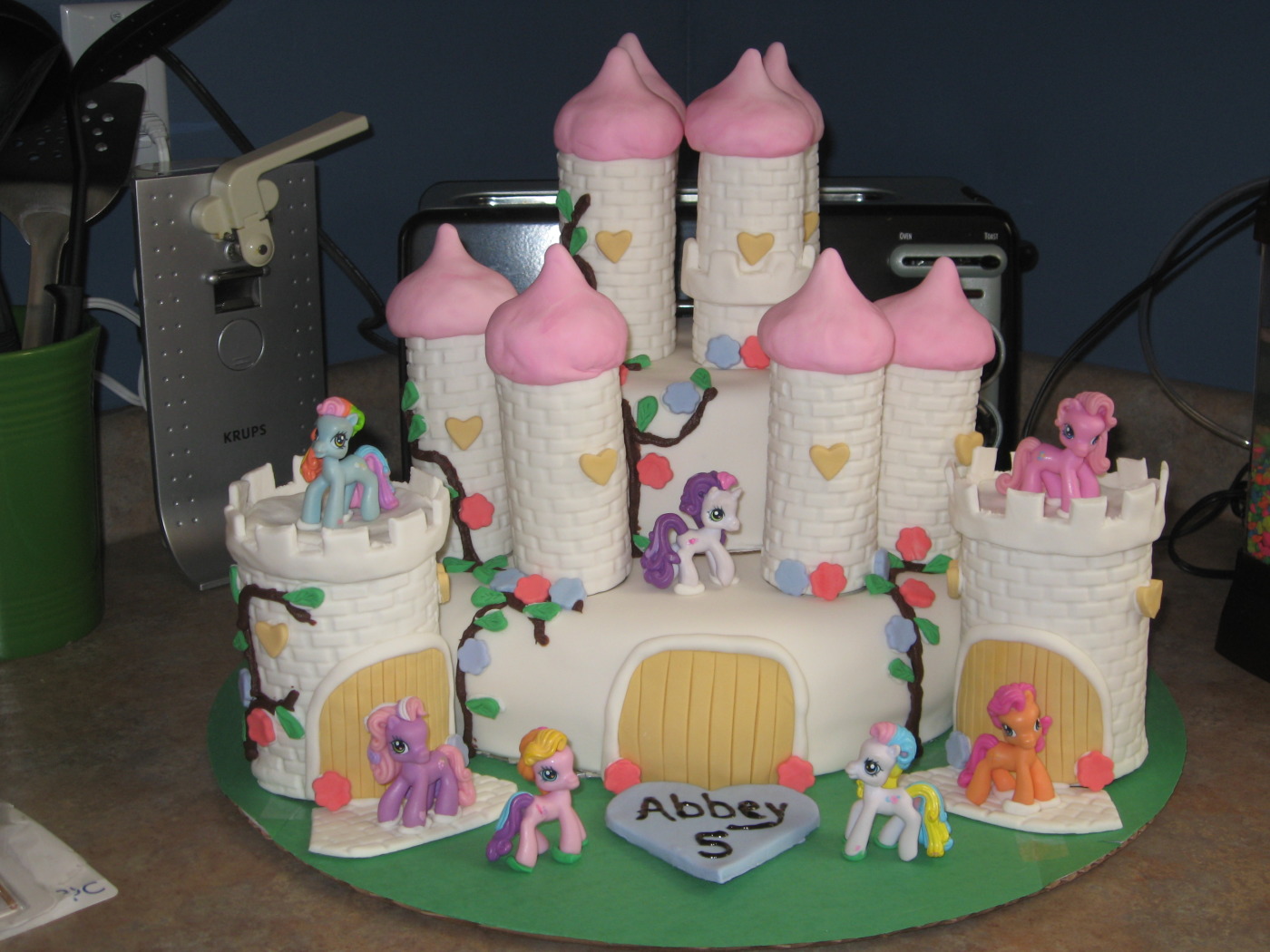 My Little Pony Castle Cake