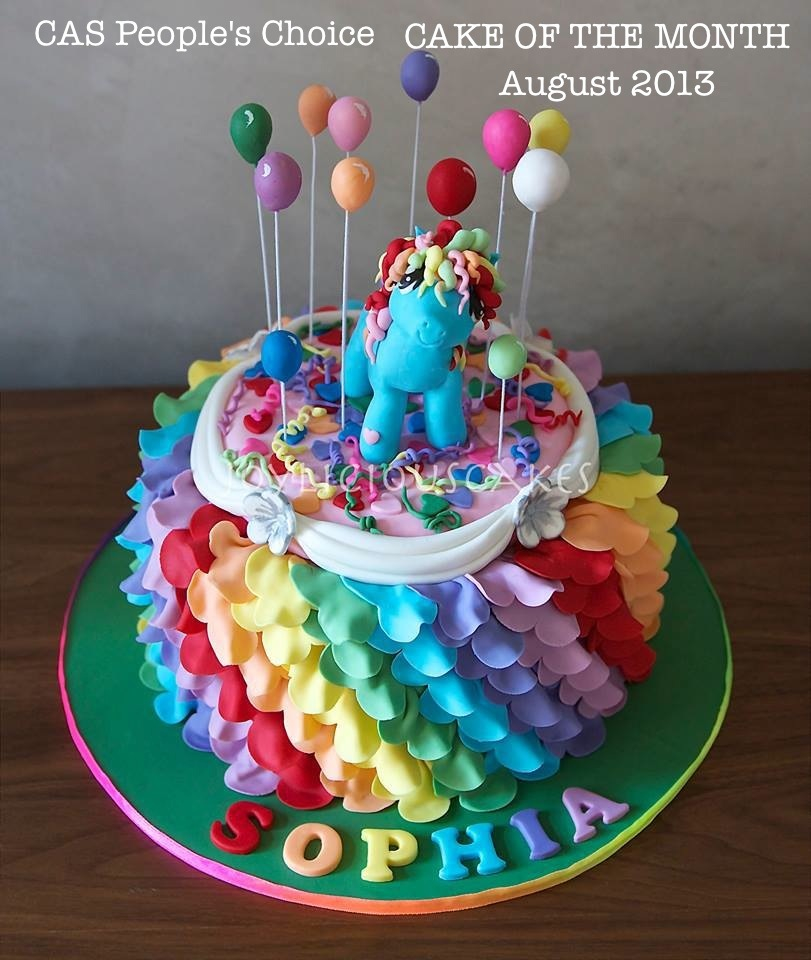 My Little Pony Rainbow Birthday Cake