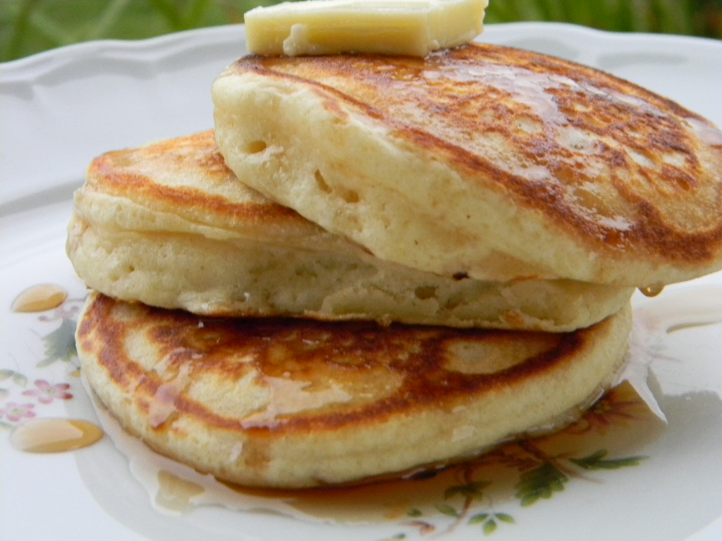 Old-Fashioned Pancakes From Scratch