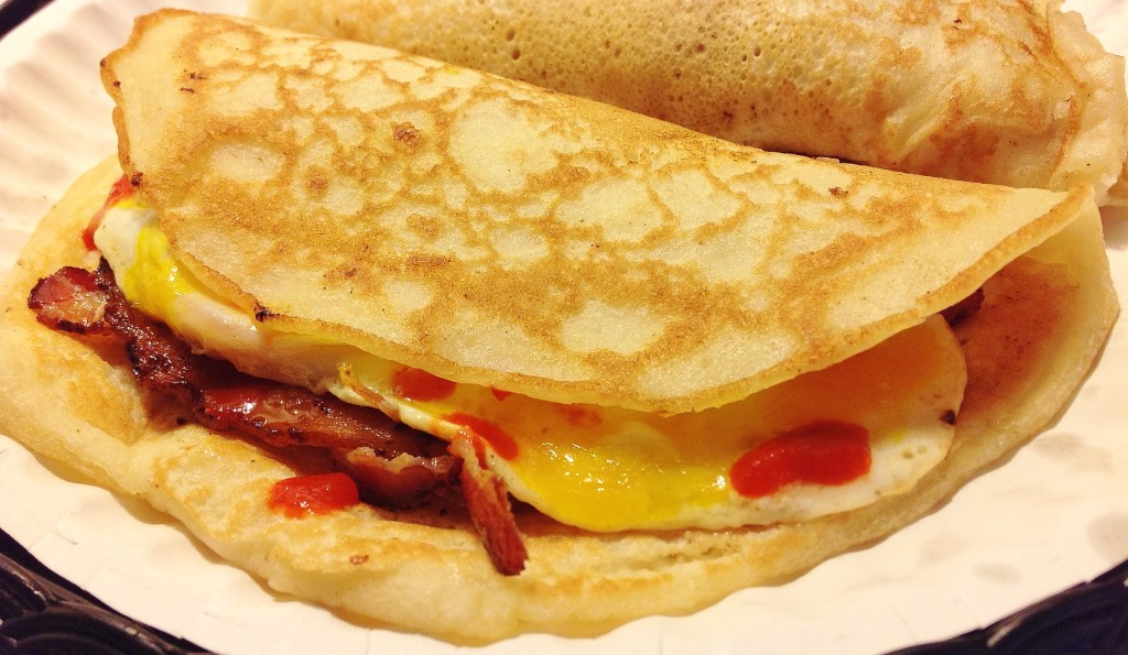 5 Photos of Krusteaz Pancakes With Bacon And Eggs