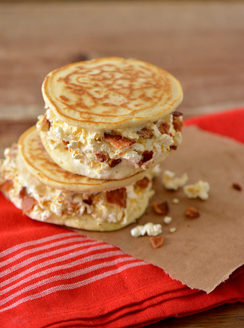 Pancake Ice Cream Sandwich