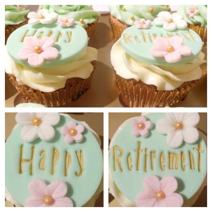 Retirement Cupcake Ideas