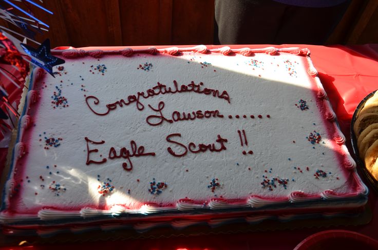 Sheet Cakes for Eagle Scout Court of Honor